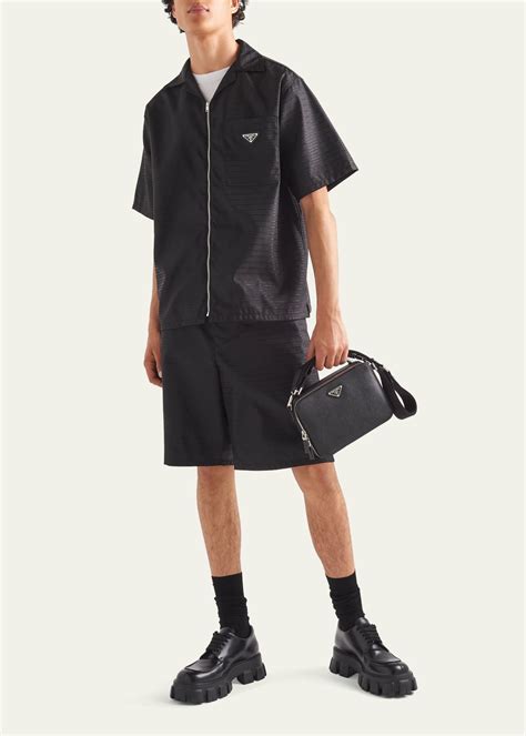 prada short set men's